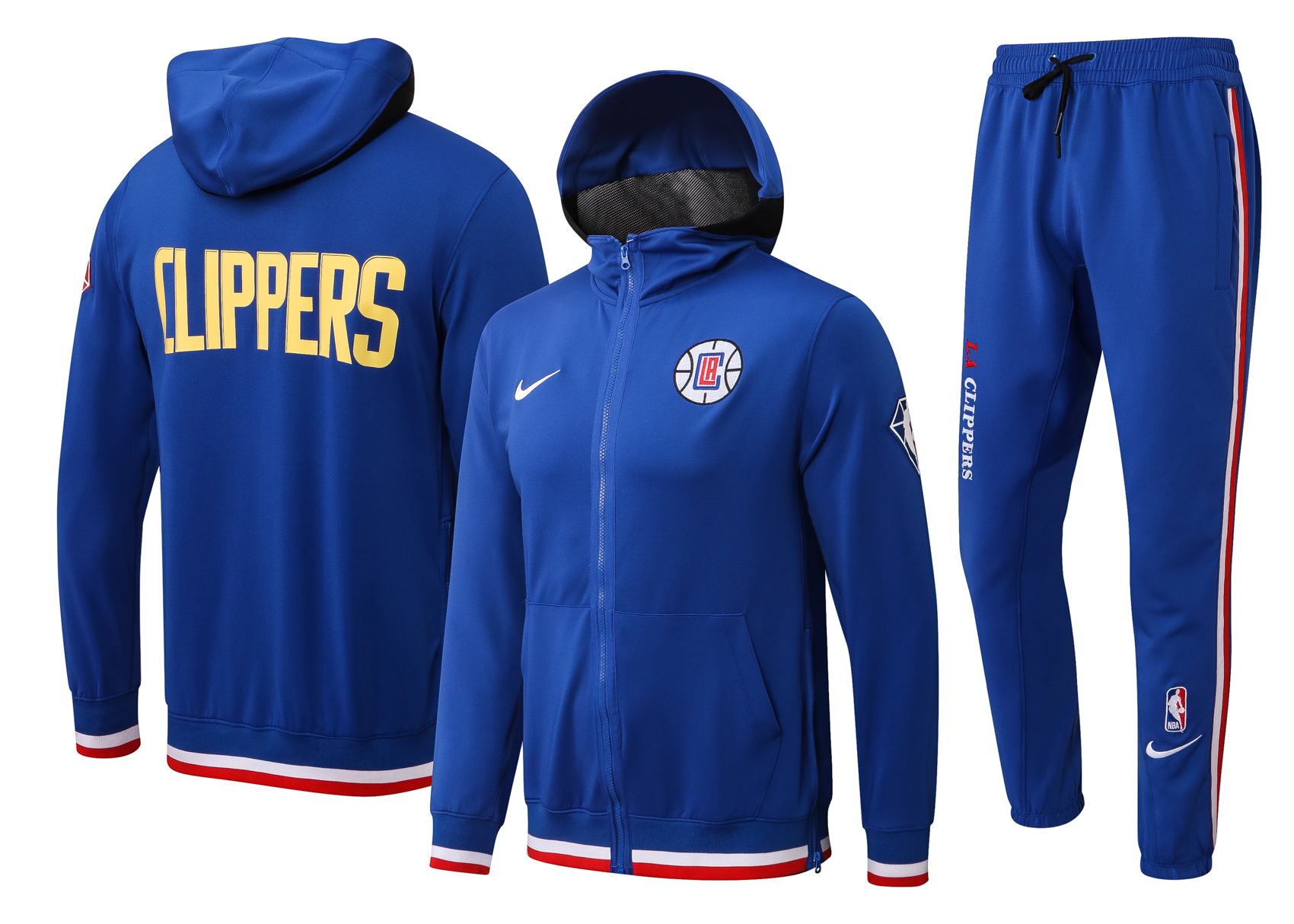 Men Los Angeles Clippers blue  2024 NBA Nike Training suit